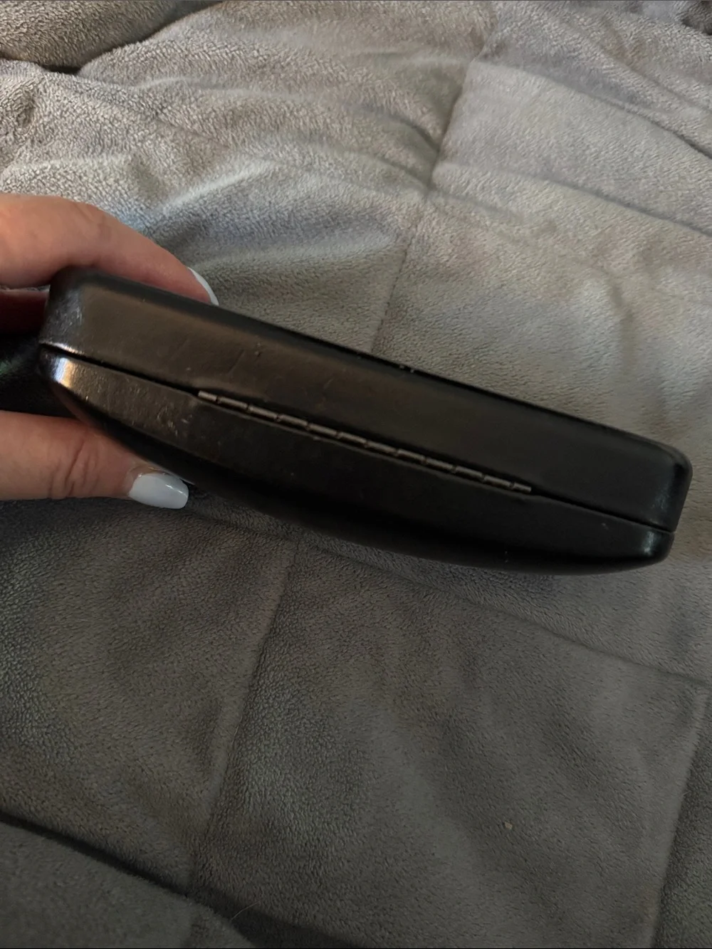 Coach Black Hard Glasses Case with Embossed Logo